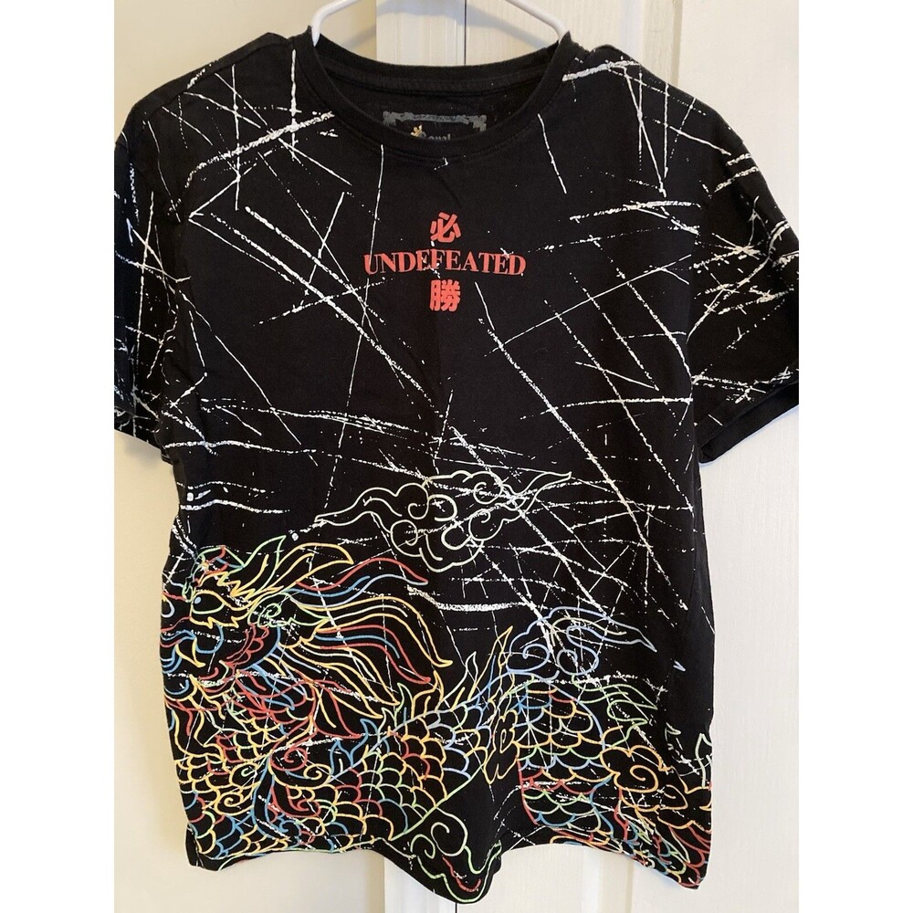 Royal Attitude Limited Undefeated Shirt Youth Med Black Dragon Streetwear Skater